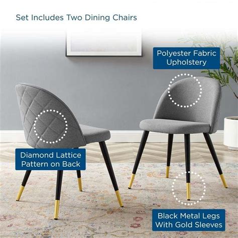 fabric metal dining chairs